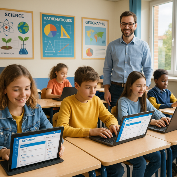 Découvrez NEO Aisne : l'ENT incontournable pour les collèges de l'Aisne